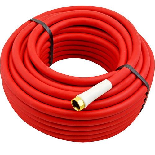 100'   Red Commercial Hose