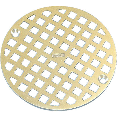 4 5/8" WADE FLOOR DRAIN COVER, ROUND, 4" CENTERS For Lakeside - Part# 211631  WADE