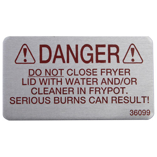 36099 Henny Penny LABEL - DANGER 