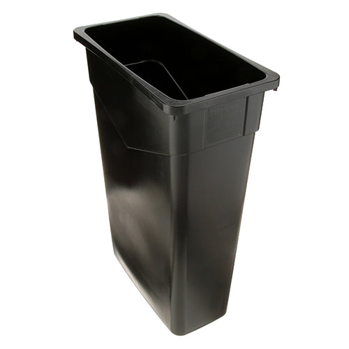 34202303 Carlisle Foodservice 23 Gal Waste Container Trimline, Black