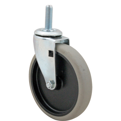 CASTER , 5",GRY,SWVL,1/2-13 THD For Darling International - Part# -700003