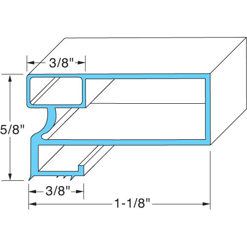 DOOR GASKET 31 1/4" X 61 5/8" For Arctic Air - Part# 216522315