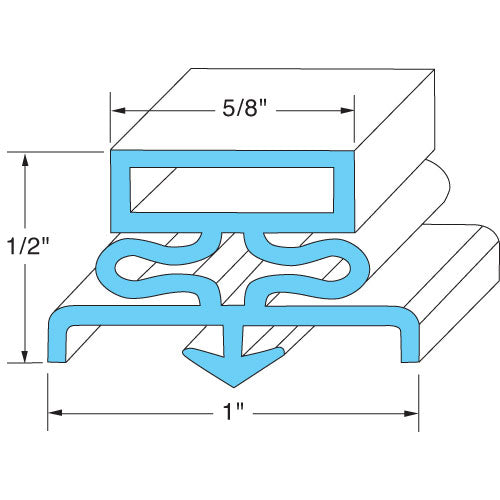 DOOR GASKET  For Traulsen - Part# SER-37698-00